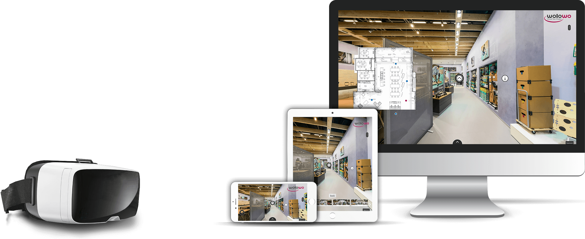 Phone, PC, tablet, virtual reality headset