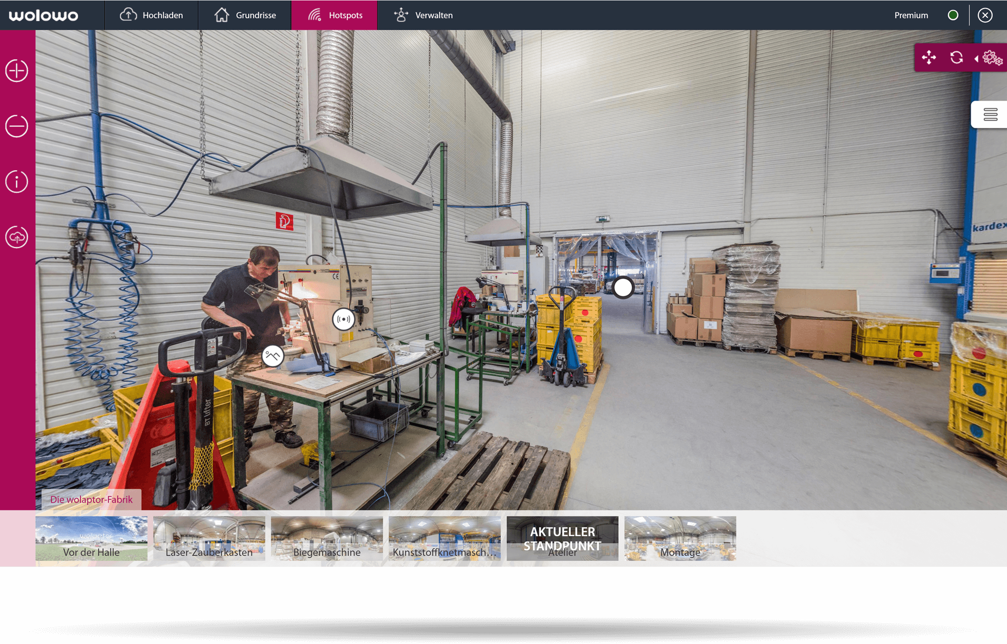 Virtual tour preview image industry